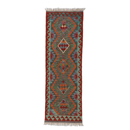 Dywan Kilim Chobi 64x196 ręcznie tkany afgański kilim