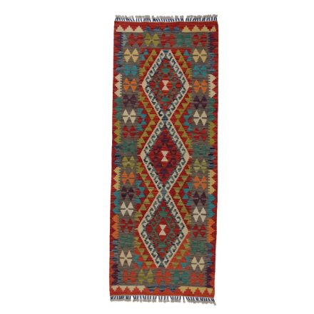Dywan Kilim Chobi 74x202 ręcznie tkany afgański kilim