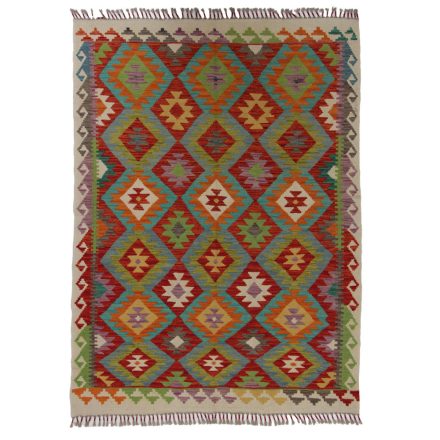 Dywan Kilim Chobi 196x144 ręcznie tkany afgański kilim