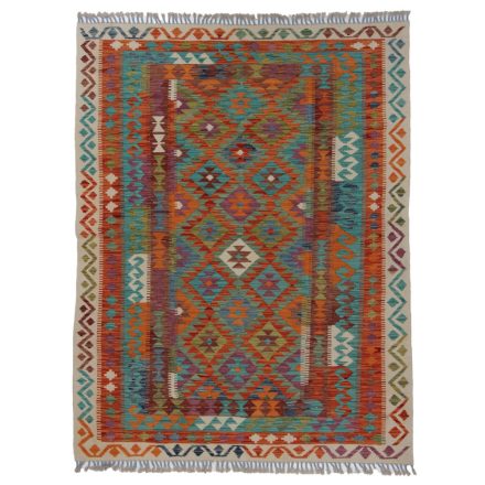 Dywan Kilim Chobi 197x150 ręcznie tkany afgański kilim