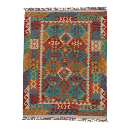 Dywan Kilim Chobi 198x157 ręcznie tkany afgański kilim