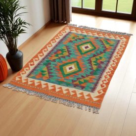 Dywan Kilim Chobi 81x125 ręcznie tkany afgański kilim