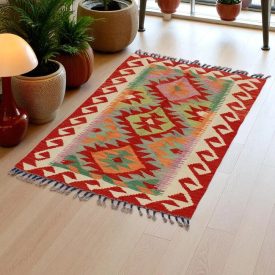 Dywan Kilim Chobi 123x78 ręcznie tkany afgański kilim