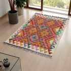 Etniczny Kilim Chobi 120x81 ręcznie tkany dywan kilim