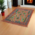 Dywan Kilim Chobi 144x106 ręcznie tkany afgański kilim