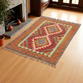 Dywan Kilim Chobi 83x126 ręcznie tkany afgański kilim
