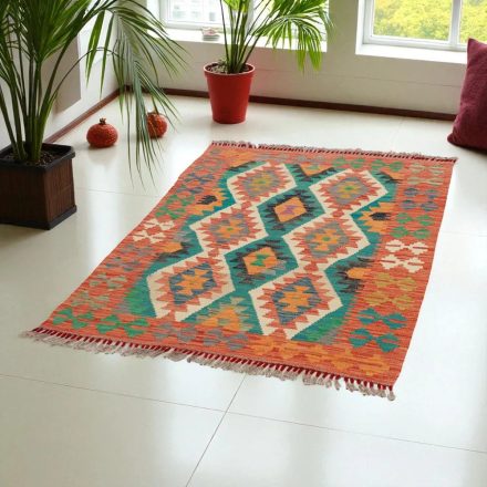 Kilim Afgański Chobi 148x102 – ręcznie tkany na płasko