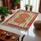 Dywan Kilim Chobi 119x84 ręcznie tkany afgański kilim