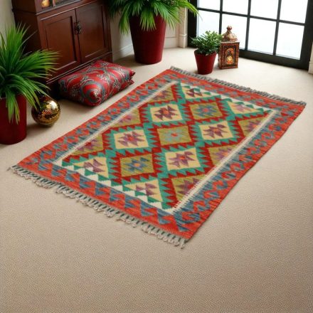 Dywan Kilim Chobi 80x112 ręcznie tkany afgański kilim