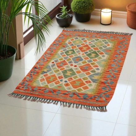 Dywan Kilim Chobi 121x83 ręcznie tkany afgański kilim z wełny