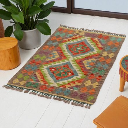 Dywan Kilim Chobi 125x79 ręcznie tkany afgański kilim