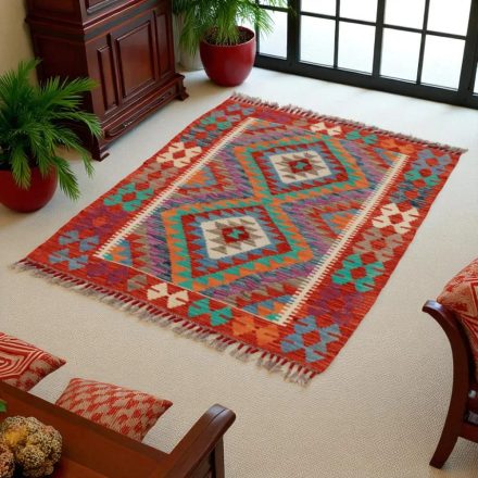 Dywan Kilim Chobi 89x125 ręcznie tkany afgański kilim