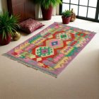 Dywan Kilim Chobi 83x124 ręcznie tkany afgański kilim