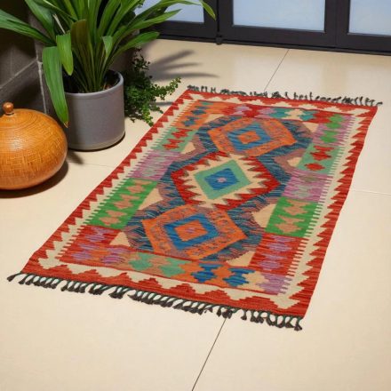 Dywan Kilim Chobi 126x80 ręcznie tkany afgański kilim