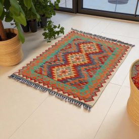 Dywan Kilim Chobi 85x119 ręcznie tkany afgański kilim