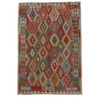 Dywan Kilim Chobi 253x179 ręcznie tkany afgański kilim z wełny