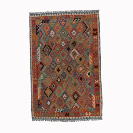 Dywan Kilim Chobi 202x306 ręcznie tkany afgański kilim