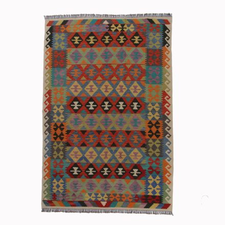 Dywan Kilim Chobi 199x290 ręcznie tkany afgański kilim