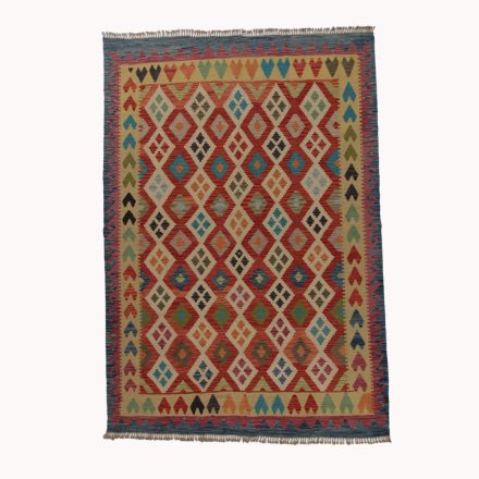 Dywan Kilim Chobi 204x293 ręcznie tkany afgański kilim