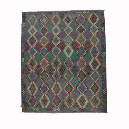 Dywan Kilim Chobi 261x304 ręcznie tkany afgański kilim