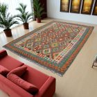 Dywan Kilim Chobi 203x294 ręcznie tkany afgański kilim