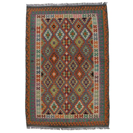 Dywan Kilim Chobi 203x294 ręcznie tkany afgański kilim