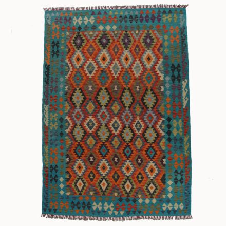 Dywan Kilim Chobi 209x292 ręcznie tkany afgański kilim