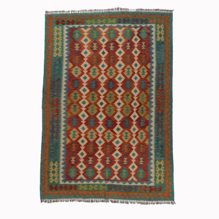 Dywan Kilim Chobi 204x294 ręcznie tkany afgański kilim