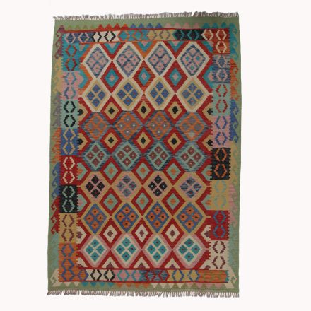Dywan Kilim Chobi 205x293 ręcznie tkany afgański kilim
