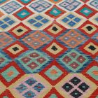 Dywan Kilim Chobi 205x293 ręcznie tkany afgański kilim