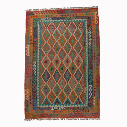 Dywan Kilim Chobi 207x300 ręcznie tkany afgański kilim