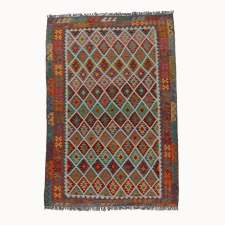 Dywan Kilim Chobi 209x303 ręcznie tkany afgański kilim