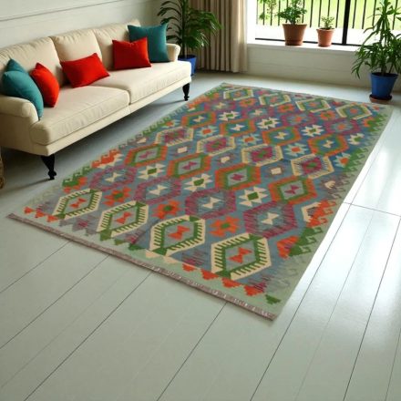 Dywan Kilim Chobi 174x258 ręcznie tkany afgański kilim