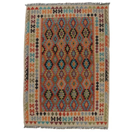 Dywan Kilim Chobi 205x288 ręcznie tkany afgański kilim