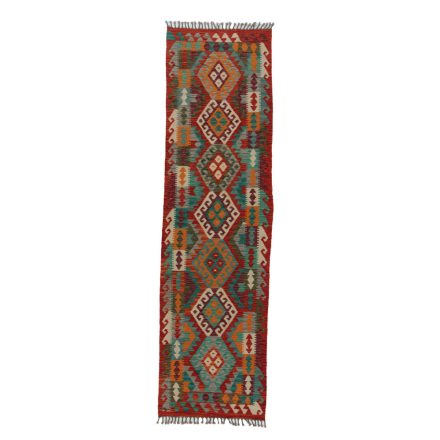Dywan Kilim Chobi 82x291 ręcznie tkany afgański kilim