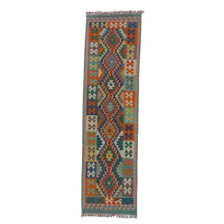 Dywan Kilim Chobi 85x298 ręcznie tkany afgański kilim