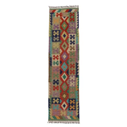 Dywan Kilim Chobi 81x294 ręcznie tkany afgański kilim