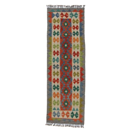 Dywan Kilim Chobi 65x193 ręcznie tkany afgański kilim