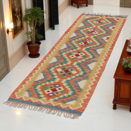Dywan Kilim Chobi 66x215 ręcznie tkany afgański kilim