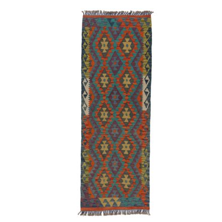 Dywan Kilim Chobi 74x206 ręcznie tkany afgański kilim
