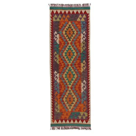 Dywan Kilim Chobi 67x192 ręcznie tkany afgański kilim
