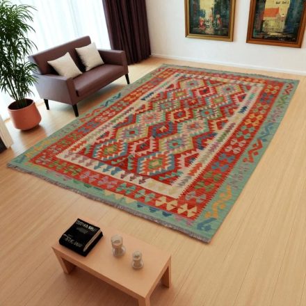 Dywan Kilim Chobi 173x248 ręcznie tkany afgański kilim