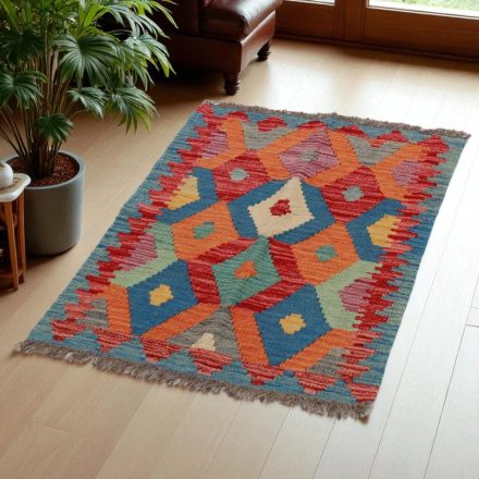 Dywan Kilim Chobi 88x63 ręcznie tkany afgański kilim