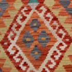 Etniczny dywan kilim Chobi 95x64 – ręcznie tkany z wełny w Afganistanie