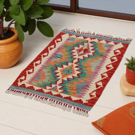 Dywan Kilim Chobi 87x64 ręcznie tkany afgański kilim