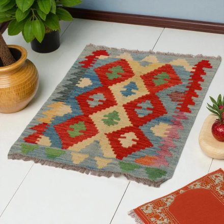 Dywan Kilim Chobi 81x63 ręcznie tkany afgański kilim