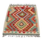 Etniczny dywan kilim Chobi 95x70 – ręcznie tkany z wełny w Afganistanie