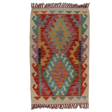 Dywan Kilim Chobi 96x61 ręcznie tkany afgański kilim