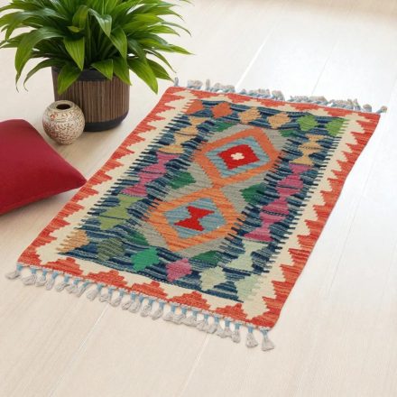 Dywan Kilim Chobi 86x58 ręcznie tkany afgański kilim