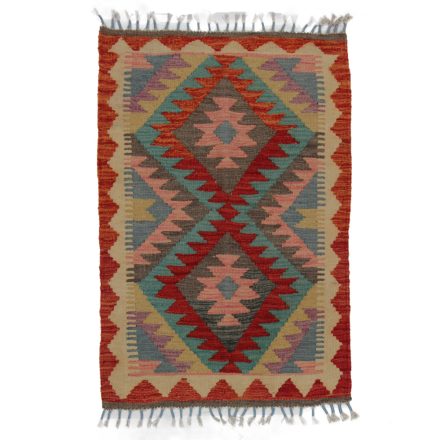 Dywan Kilim Chobi 91x62 ręcznie tkany afgański kilim